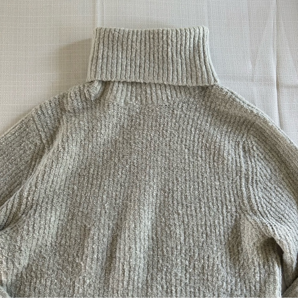 Garage Gray Ribbed Turtleneck - Picture 5 of 5